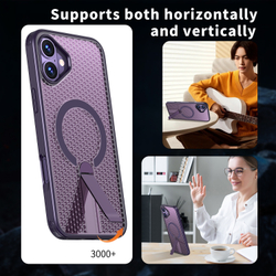 Прозрачный чехол Mesh Pro Magnetic Case для iPhone 16 Plus