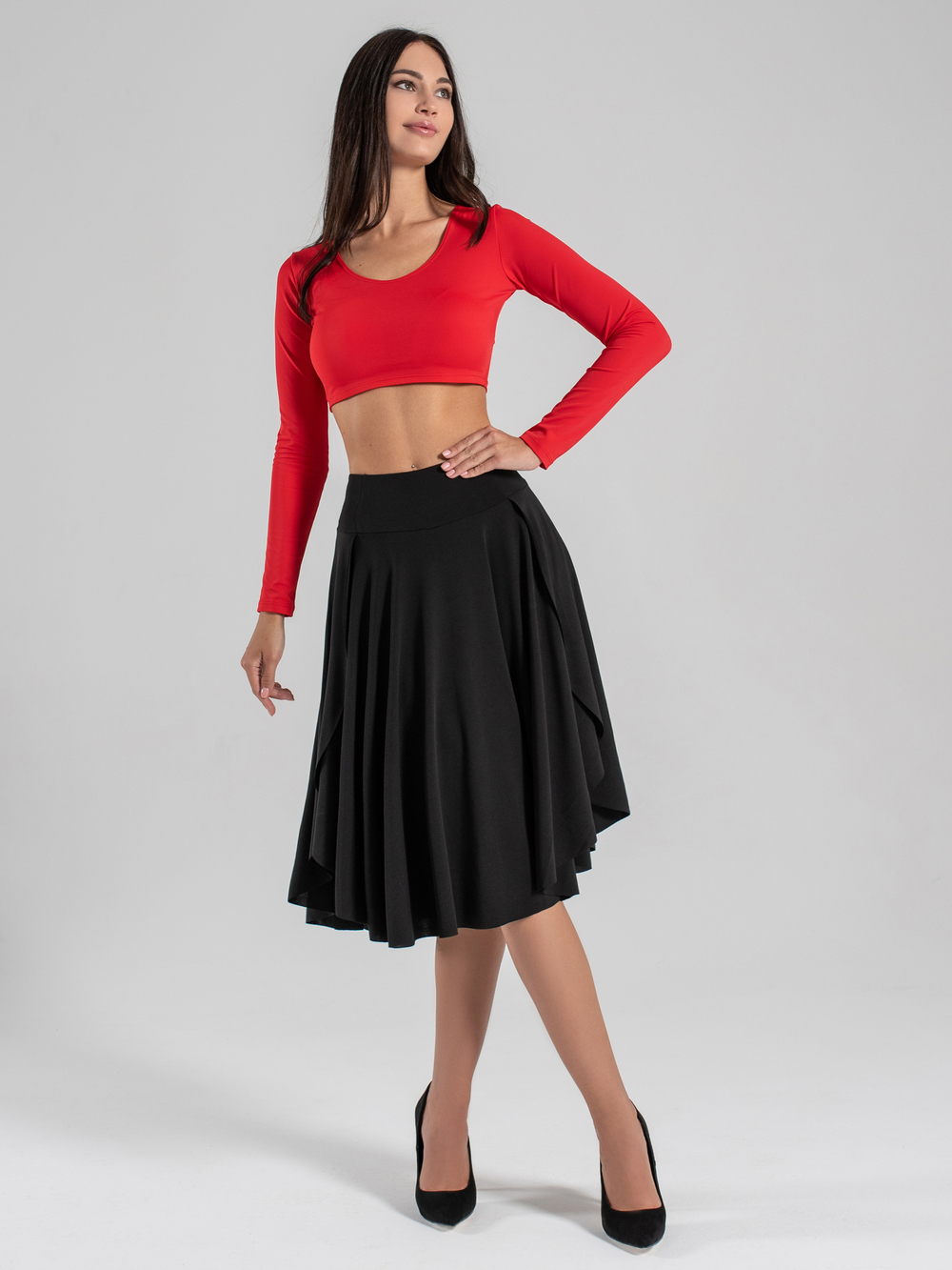 Skirt shorts Dolly Max, black OIL