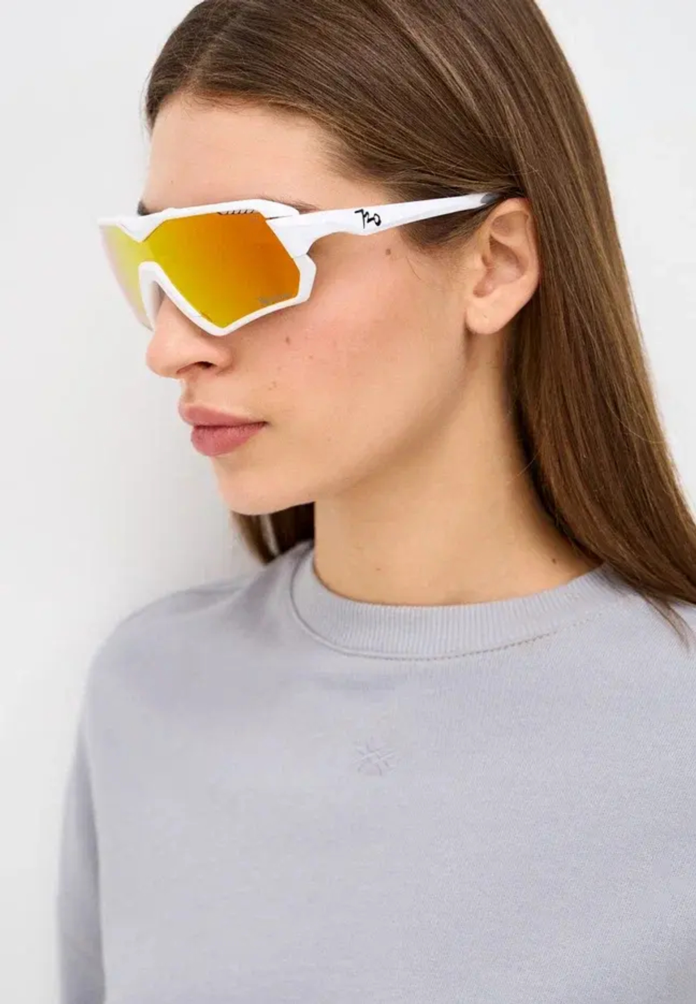 Спортивные очки 720armour V / Matte White / Glossy White Temple / Champion Gold Ti Lens