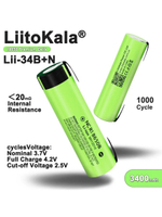 Аккумулятор Liitokala LII-34B-N 18650 3400mah Li-ion