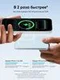 Повербанк Anker с MagSafe и быстрой зарядкой Qi2 15 Вт 5000mAh, ультратонкий, 20W синий (powerbank) для iPhone внешний аккумулятор