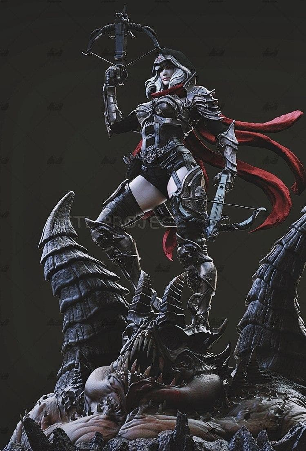 Фигурка, Diablo, Охотница на демонов (The Demon Hunter), высота фигурки 20 см