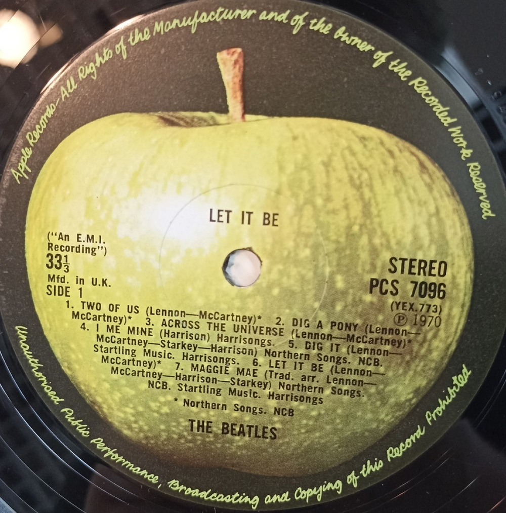 The Beatles Let It Be (UK 1984)