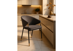Стул на металлокаркасе Woodville Molton gray, black, gold