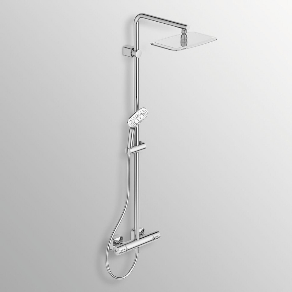 Душевая система с термостатическим смесителем Ideal Standard IDEALRAIN LUXE CUBE EVO JET A6986AA