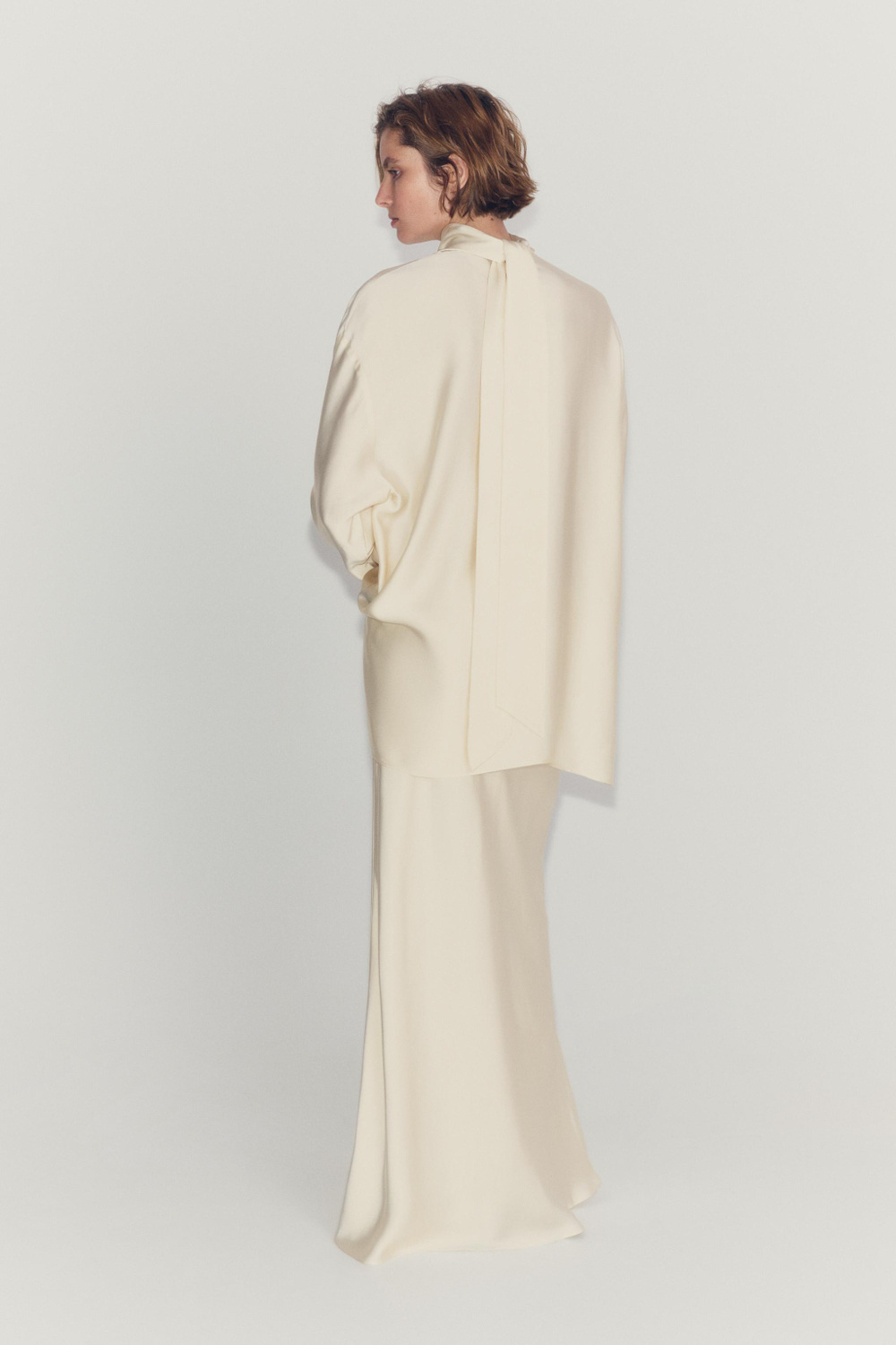 АТЛАСНАЯ ЮБКА ZW COLLECTION — ZARA