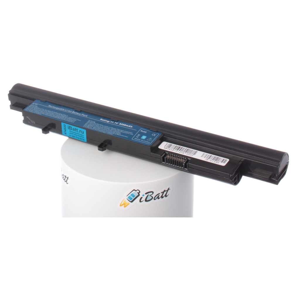 Аккумулятор iBatt 5200mAh для ноутбука Acer AS09D70, AS09D31, AS09D56