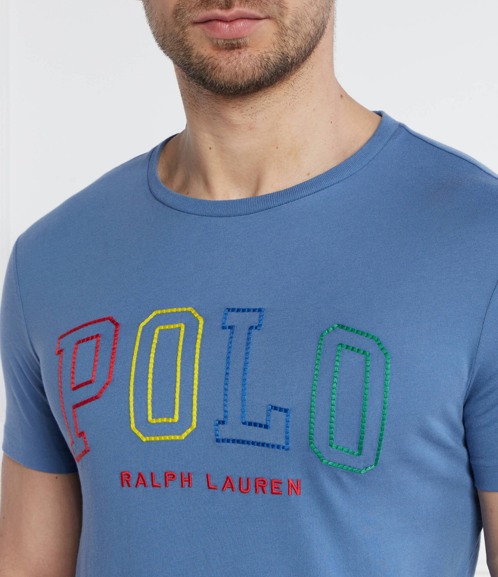 Футболка JERSEY POLO RALPH LAUREN - голубой(710929077)