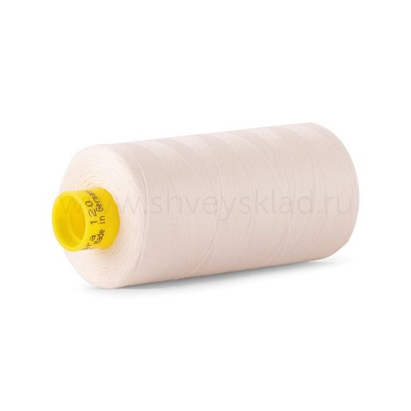 Нитка Gutermann Mara 120 (1000 метров), 1 кат., универсальная | _802 молочно-бежевый