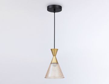 Подвесной светильник 1*Е27 TR3173 BK/GD чёрный/золото Modern Ambrella