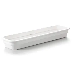 Гастроемкость 2/4 h65 мм пластик меламин 520*159*65 мм 3,7 л White P.L. Proff Cuisine