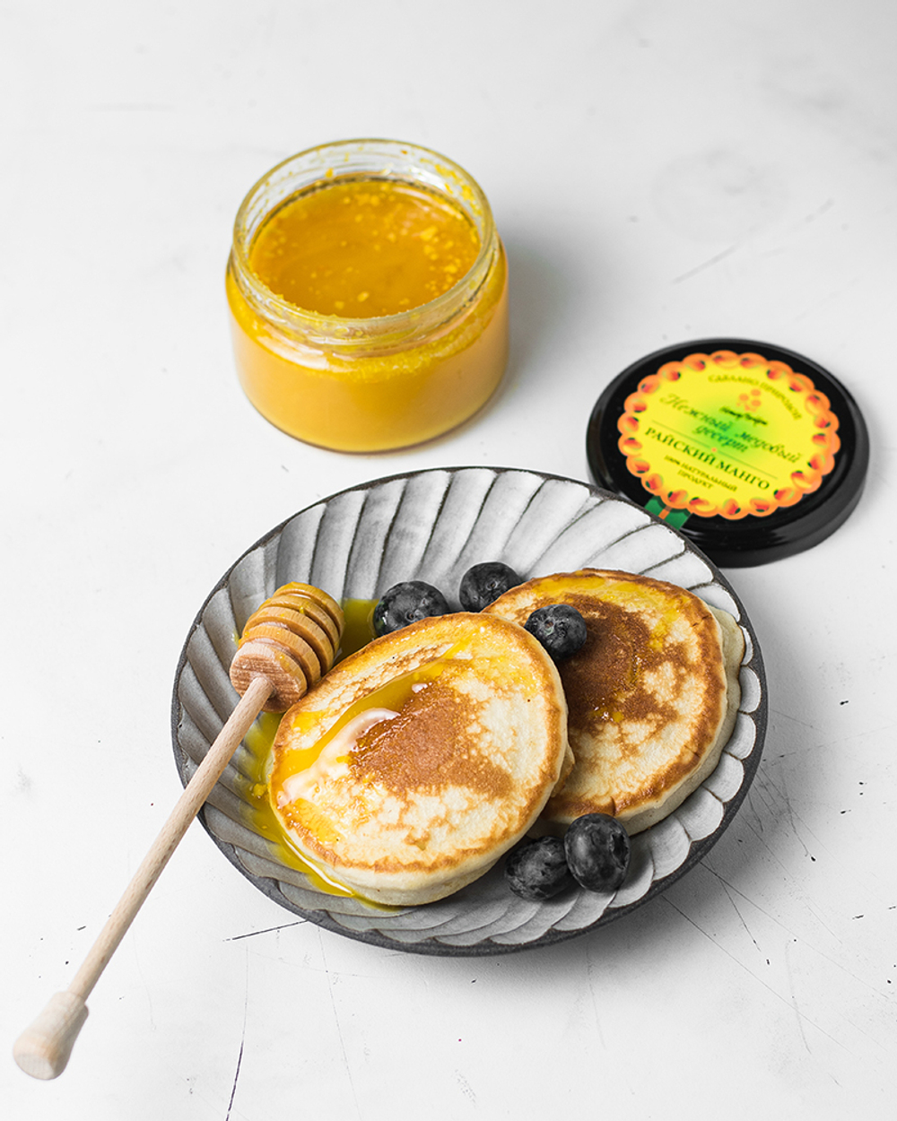 Подарочный набор HoneyForYou с медом-суфле "Фруктовый дуэт"