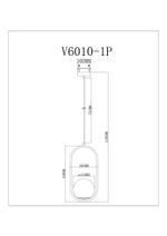 Светильник подвесной Moderli V11585-1P Klaster