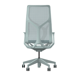 Кресло Herman Miller Cosm, высокая спинка, цвет Glacier, нерегулируемые подлокотники