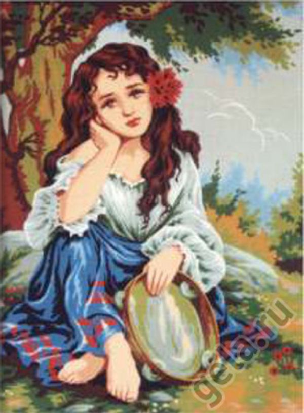Рисунок для вышивания Soulos (канва жесткая), Ожидание, 60х80 см