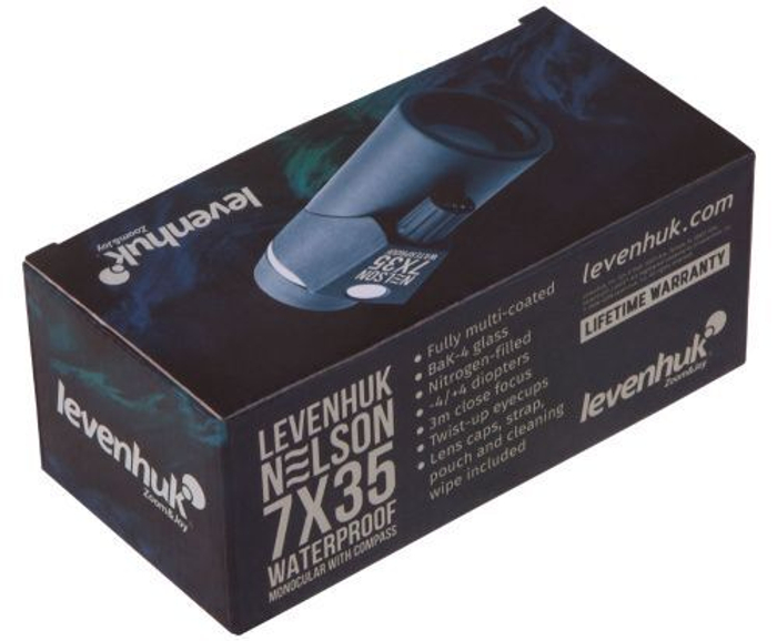 Монокуляр Levenhuk Nelson 7x35 с сеткой и компасом