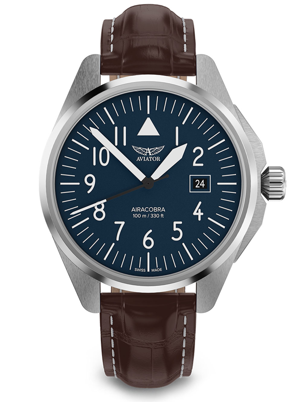 Чаcы кварцевые AVIATOR AIRACOBRA TYPE A V.1.38.0.317.4 мужские