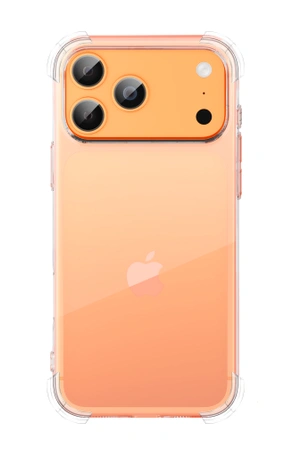 Чехол накладка iPhone 17 Pro / 18 Pro 6.3" Gurdini силикон противоударный 1.5 mm прозрачный