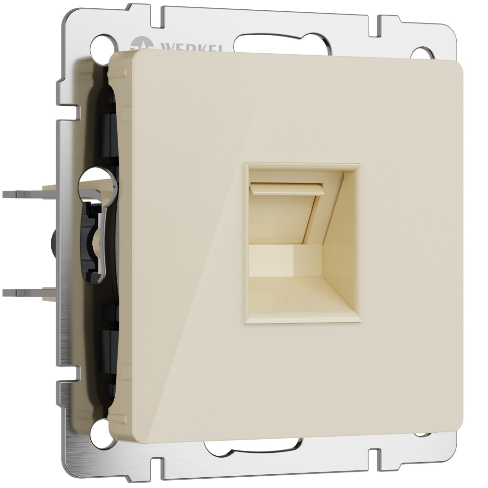 Розетка Ethernet RJ-45 (айвори акрил)