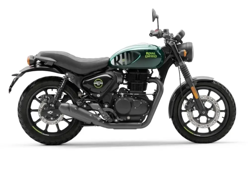 Royal Enfield Hunter 350 Dapper Green Royal Enfield Hunter 350 Dapper Green
