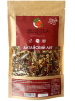 Чай цветочно-травяной Алтайский Луг 100% натуральный сбор BRUSNIKATEA, 100 г