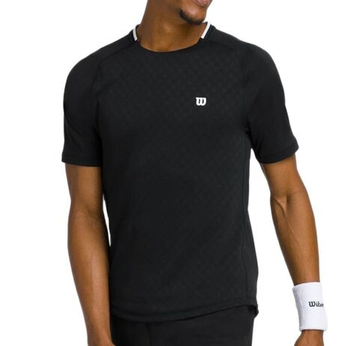 Мужская теннисная футболка Wilson Serve Out - black