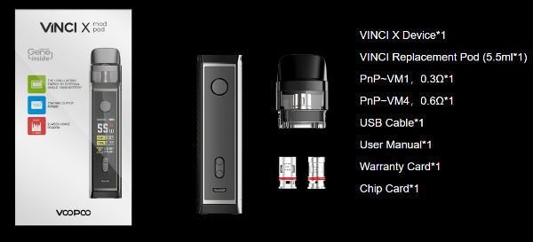 Купить Voopoo Vinci X 70W Pod-mod Kit
