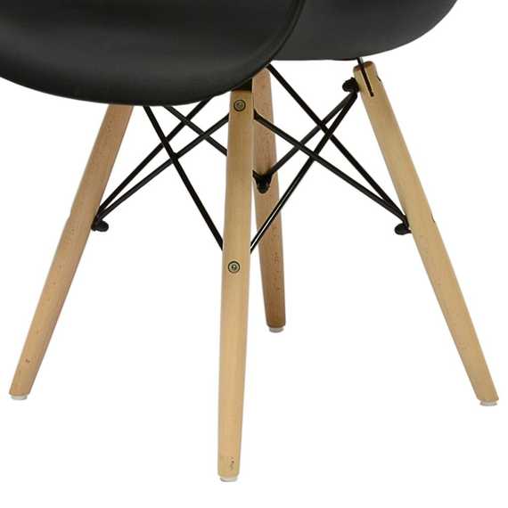 Кресло Barneo N-14 WoodMold черный