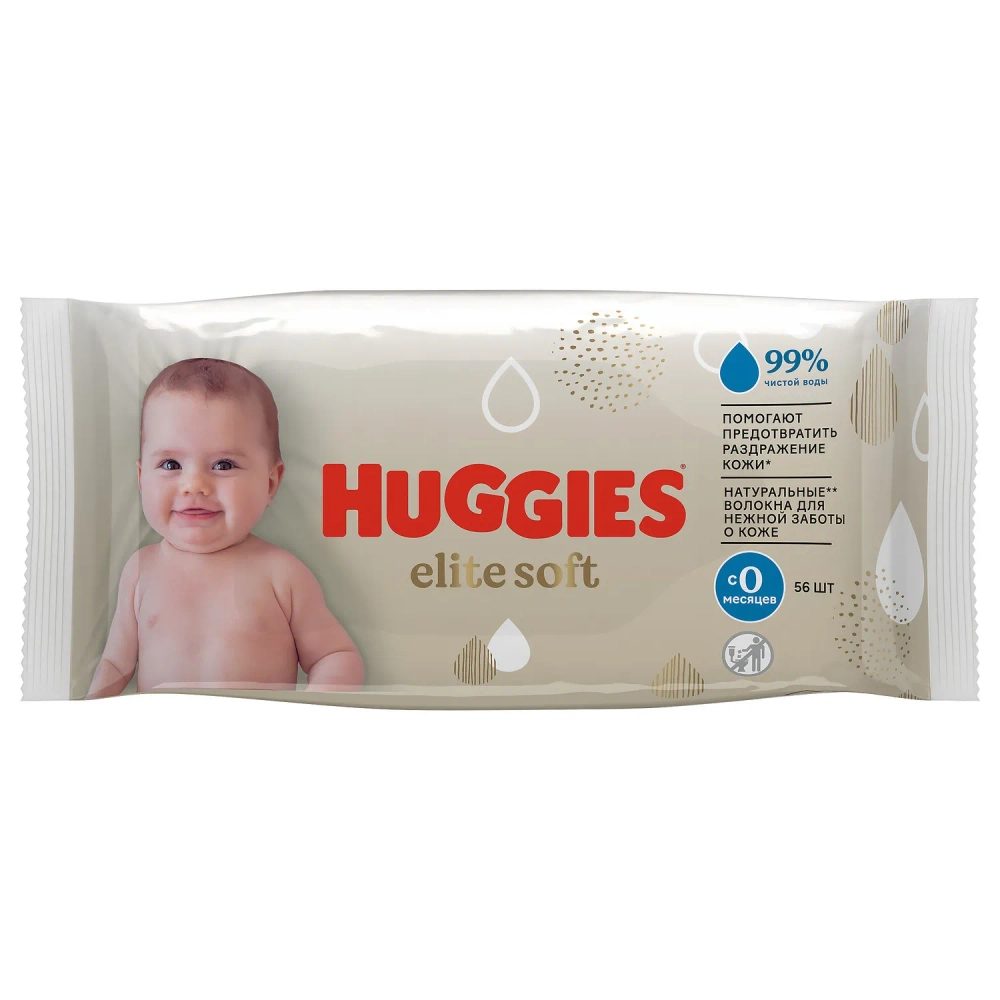 Влажные Салфетки Huggies 56 шт.