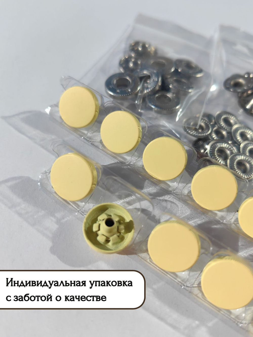 Кнопки для одежды и кожи Альфа металлические цветные 12,5 мм, 10 штук