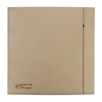 Накладной вентилятор Soler Palau SILENT-100 CHZ CHAMPAGNE DESIGN 4C