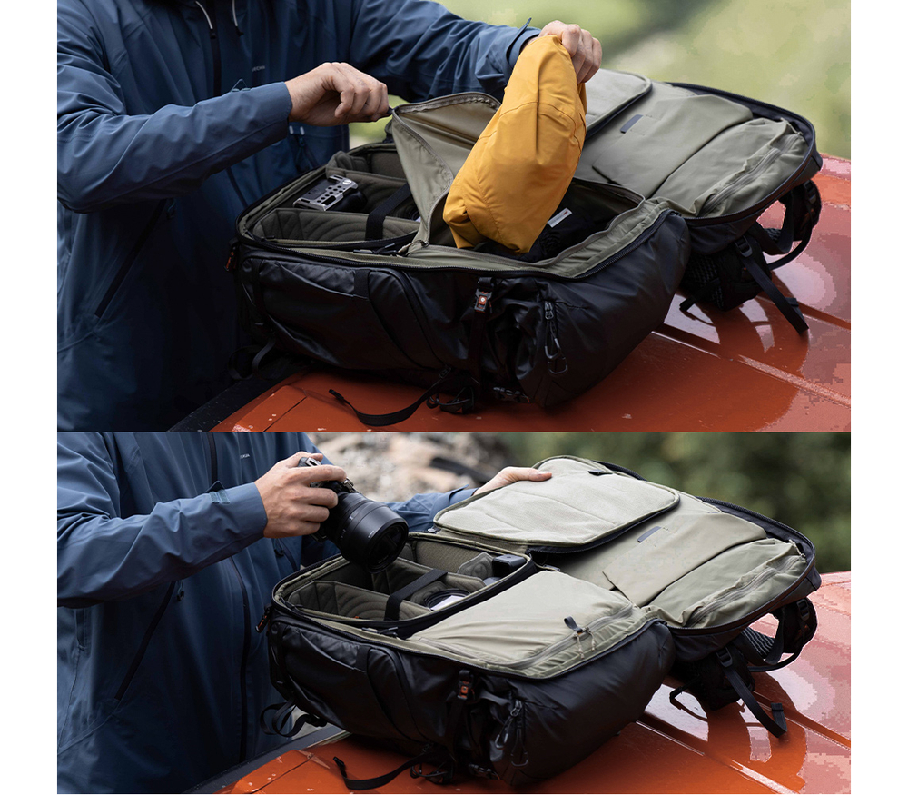Рюкзак PGYTECH OnePro Flex 40L + Camera Insert L, цвет Space Black