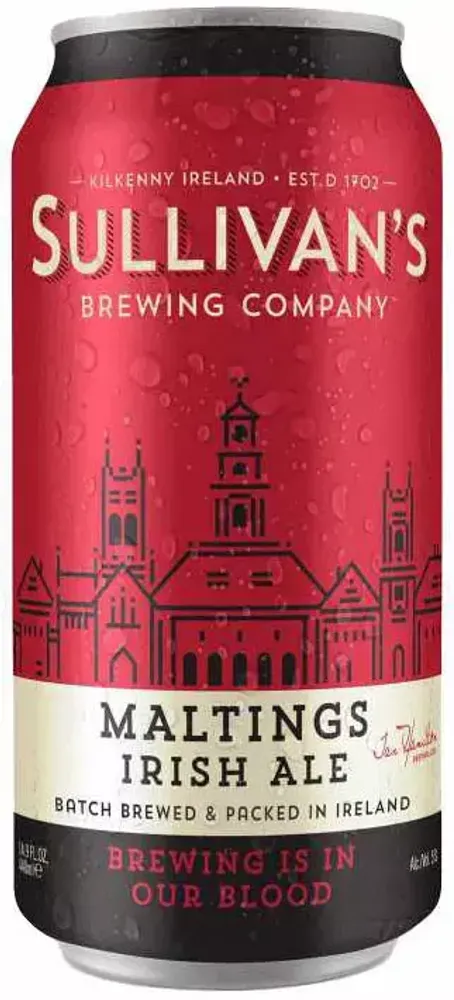 Пиво Салливанс Малтингс Айриш Эль / Sullivan's Maltings Irish Ale 0.44 - банка