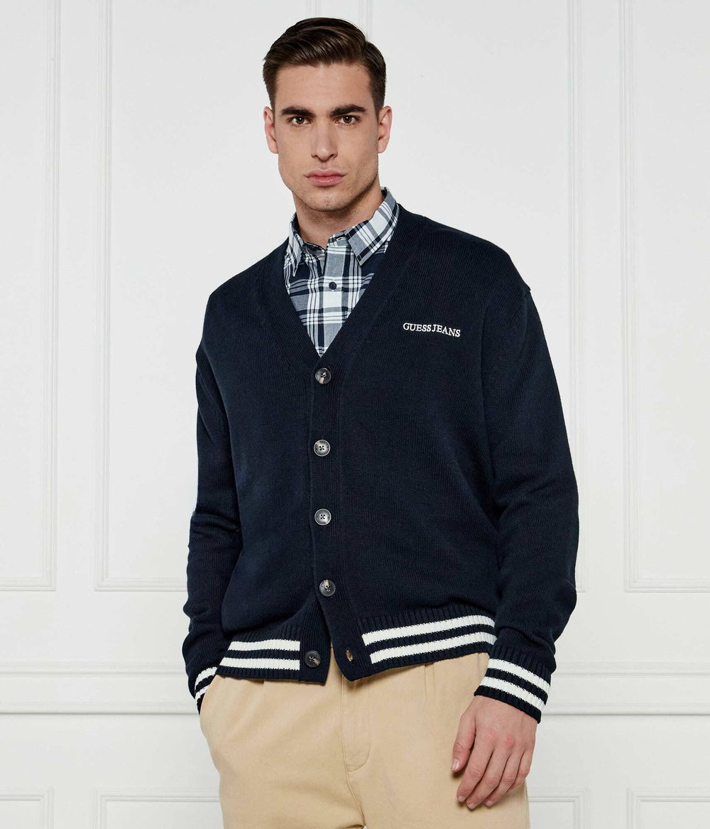 Кардиган Varsity Guess Jeans - темно-синий(M4BR38 Z3HM1)
