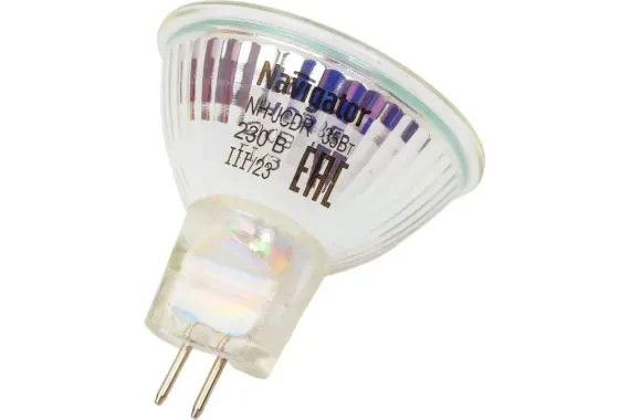 Лампа галогенная Navigator 220V MR16 GU5.3 35W 12644