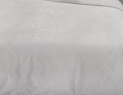 Постельное белье 2 спальное евро Roberto Cavalli White Python 001 Bianco
