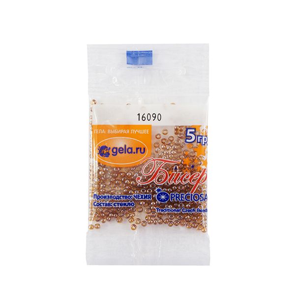 Бисер Preciosa 10/0, 50 г (10 шт по 5 г), цв.16090