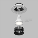 Встраиваемый светильник Denkirs Vibi DK3055-BK