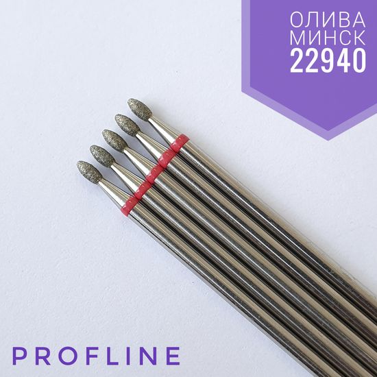 Алмазная насадка Олива 016, красная насечка, Минск