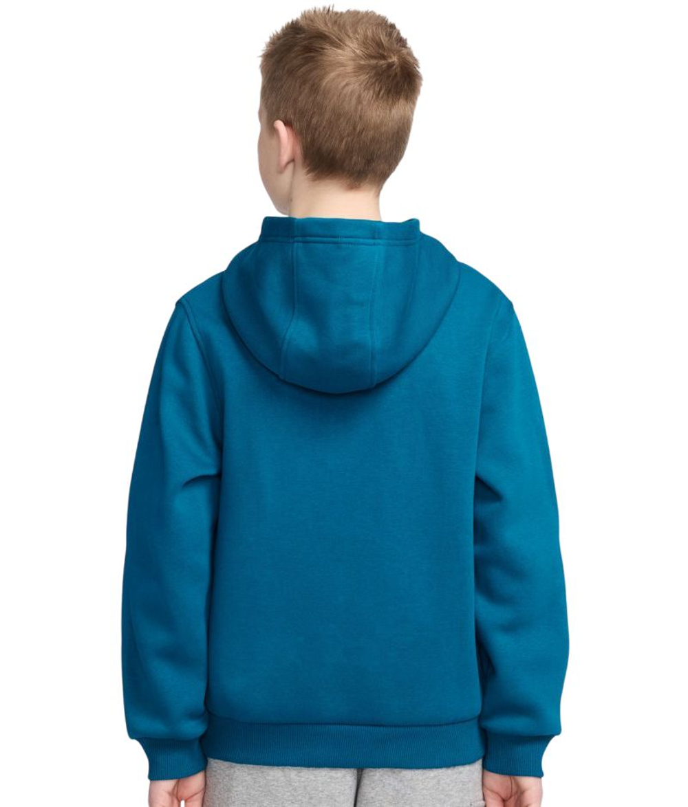 Детская теннисная толстовка Nike Kids Sportswear Club Fleece - green abyss/white