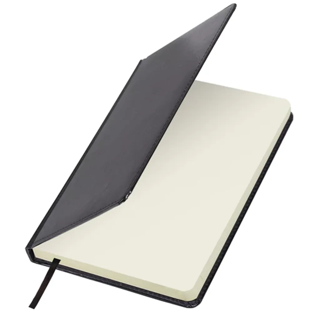 Ежедневник недатированный Brauberg Imperial, А5, 160л, кожзам черный,