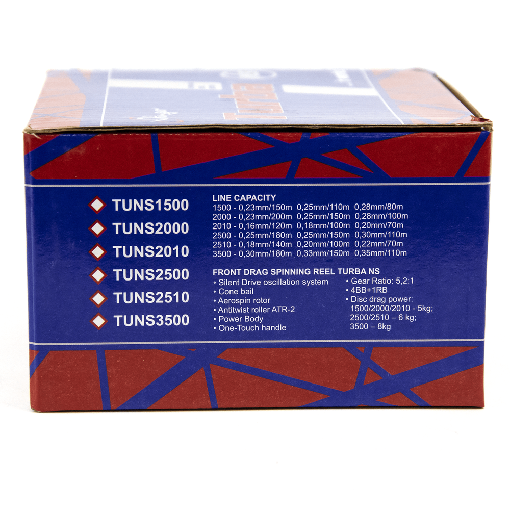 Катушка безынерционная Stinger Turba NS 3500 (3500, 4+1BB, мет. шпуля)