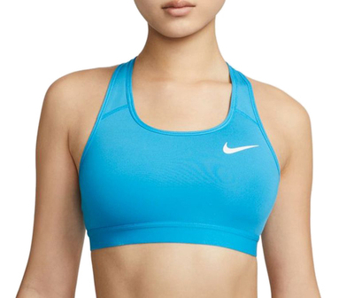 ТОП теннисный Nike Dri-Fit Swoosh Band Bra Non Pad - laser blue/laser blue/white