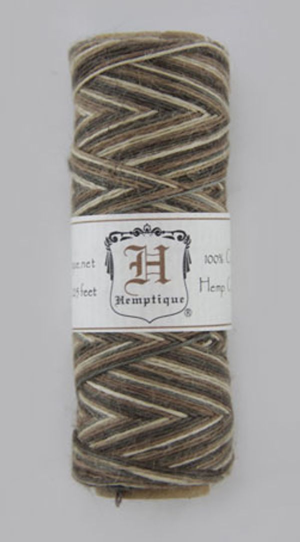 Шнур пеньковый ⌀0.5 мм / 62.5 метра, на катушке, 25 г, Hemptique HS10VA-EARTHY