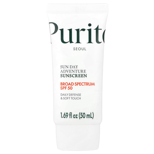 Purito, Sun Day Adventure Sunscreen, солнцезащитный крем, SPF 50, 50 мл (1,69 жидк. унции)