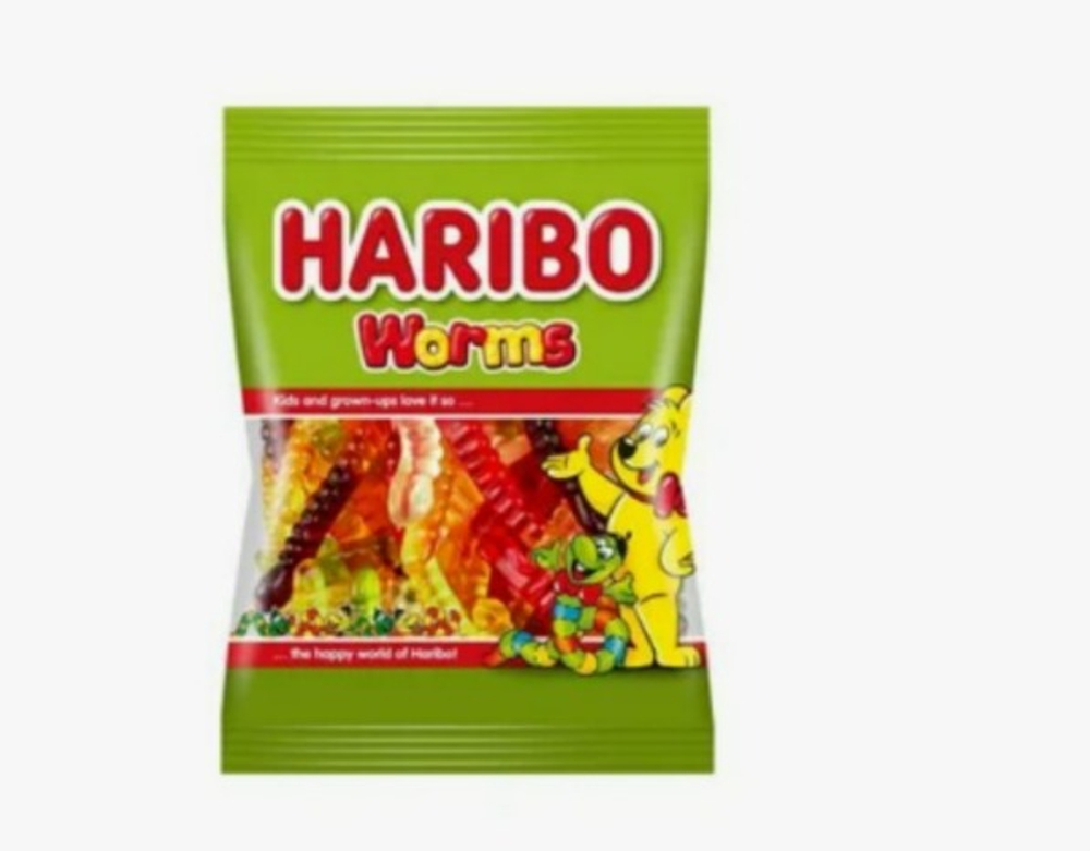HARIBO Мармелад Червячки 80гр (24шт)