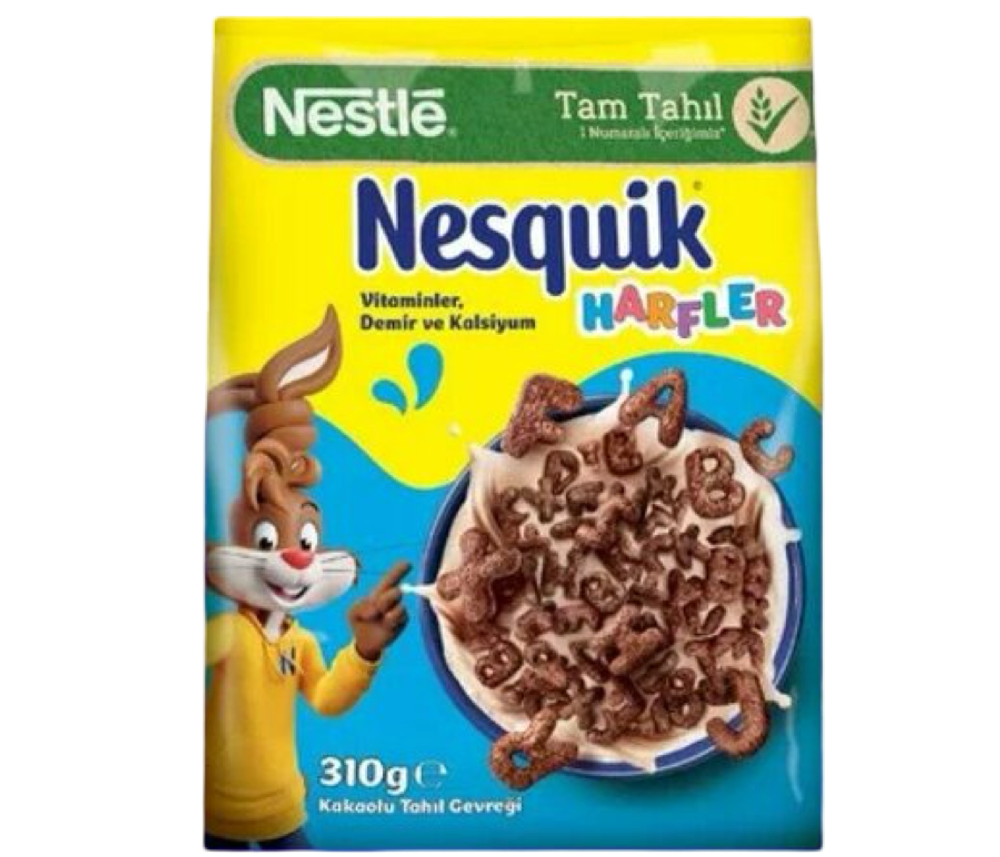 Готовый завтрак Nesquik Алфавит пакет 310гр