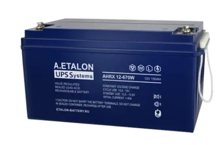Аккумулятор A.ETALON AHRX 12-670W | 150 Ач | 12В AGM