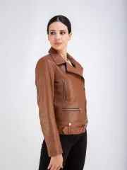Косуха женская кожаная натуральная куртка Турция