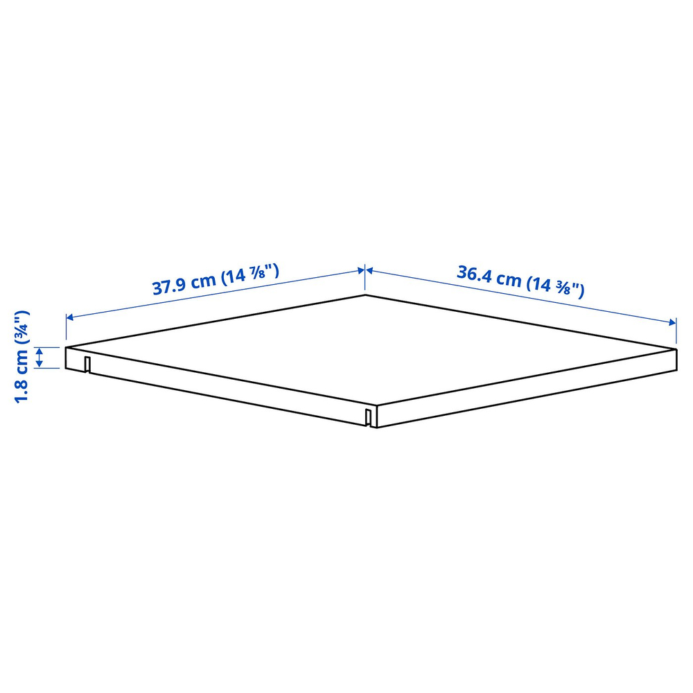 IKEA ALTARLIDEN  (ИКЕА АЛТАРЛИДЕН)  -  Полка - белая 40x42 см